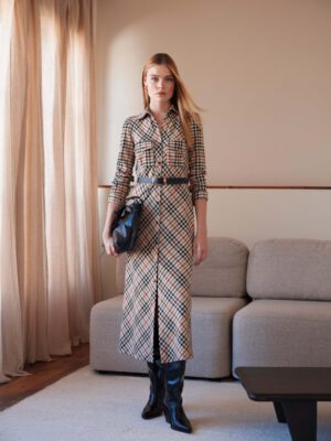 VESTIDO CAMISERO CUADROS